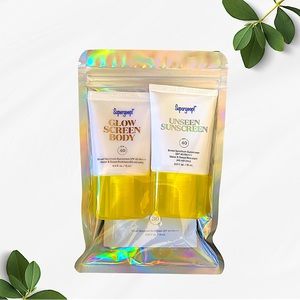 3 pack of supergoop sunscreen SPF 40,40 & 30 PA +++